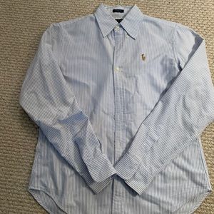 Ralph Lauren women’s pinstripe polo shirt